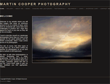 Tablet Screenshot of martincooperphotography.com